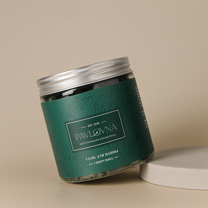 Соль для ванны "Спирулина"