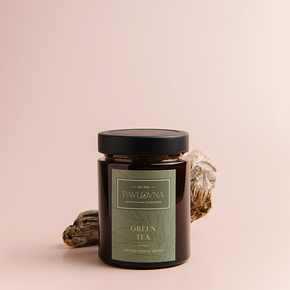 Свеча интерьерная "Greеn Tea", 185 г