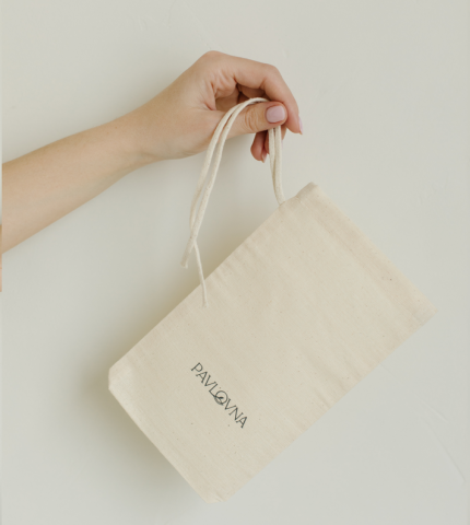 Хлопковый мешок беж S