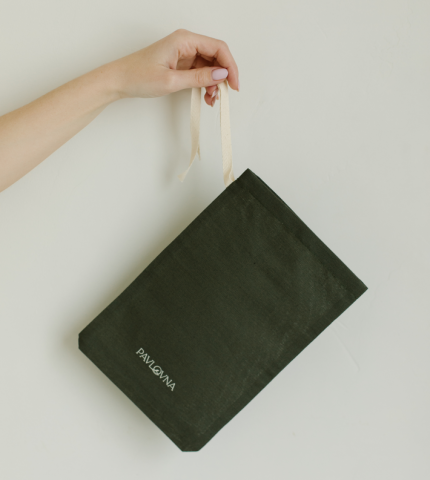 Хлопковый мешок хаки L