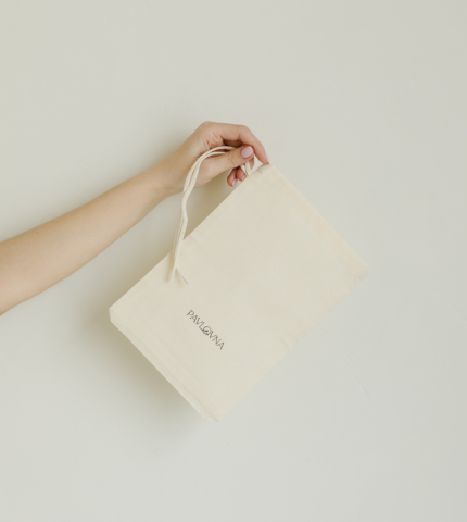 Хлопковый мешок беж L