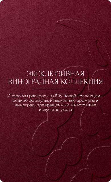 Эксклюзивная виноградная коллекция
